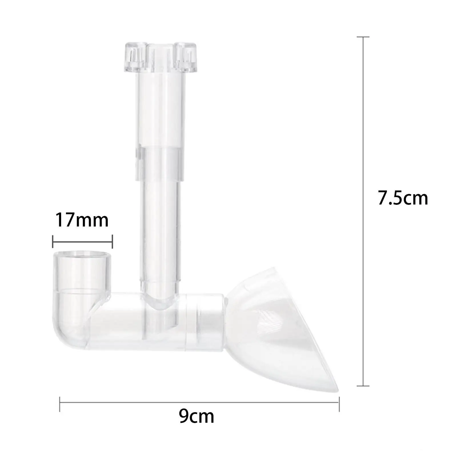 Aquarium Lily Pipe Surface Skimmer for Aquarium Filtration System Filter