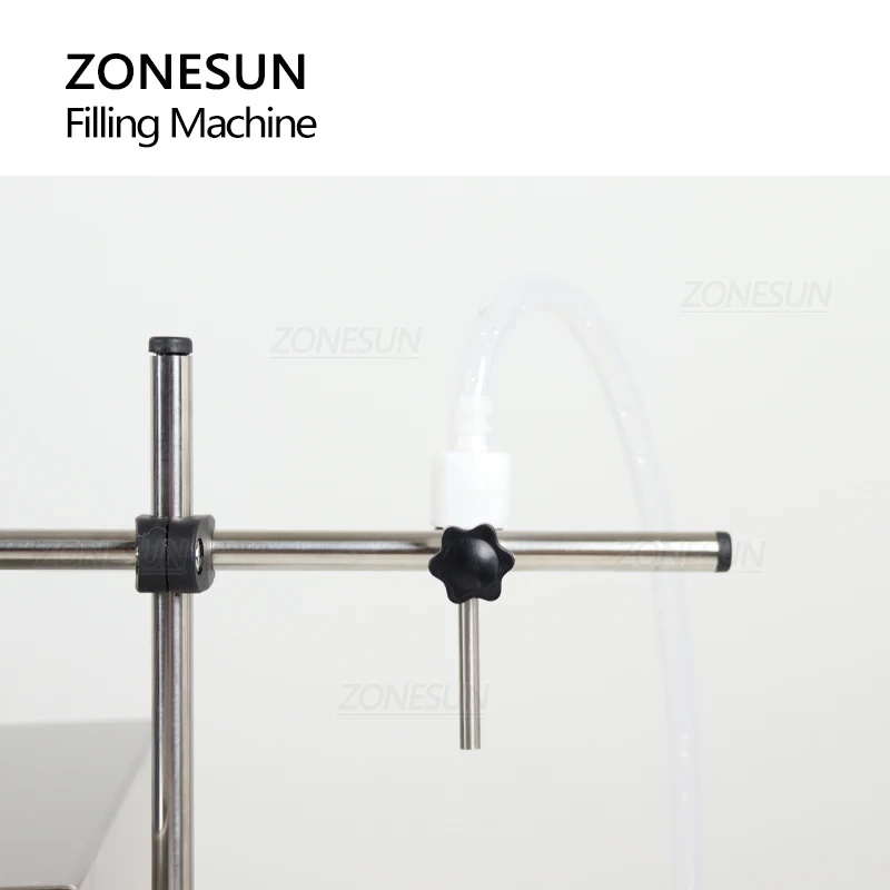 ZONESUN ZS-YT80 Liquid Filling Machine Peristaltic Pump Bottle Water Juice Beverage Portable Table Packaging Production Line