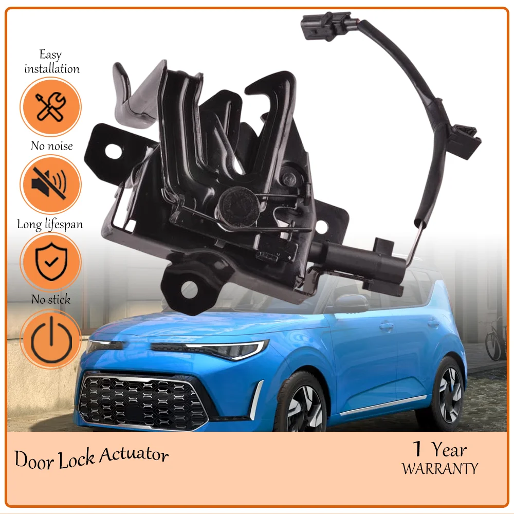 Hardwearing Engine Hood Latch Mechanism, Manufactured to fit Kia Soul 2020-2023, OEM 81130-K0000,81130K0000,Smooth Operation
