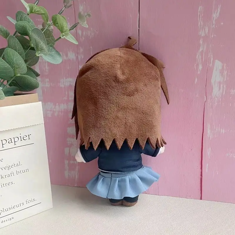 20Cm Japanese Anime Hirasawa Yui Facial Embroidery Q Version Plush Filling Doll Bedside Decoration Anime Enthusiast Collection