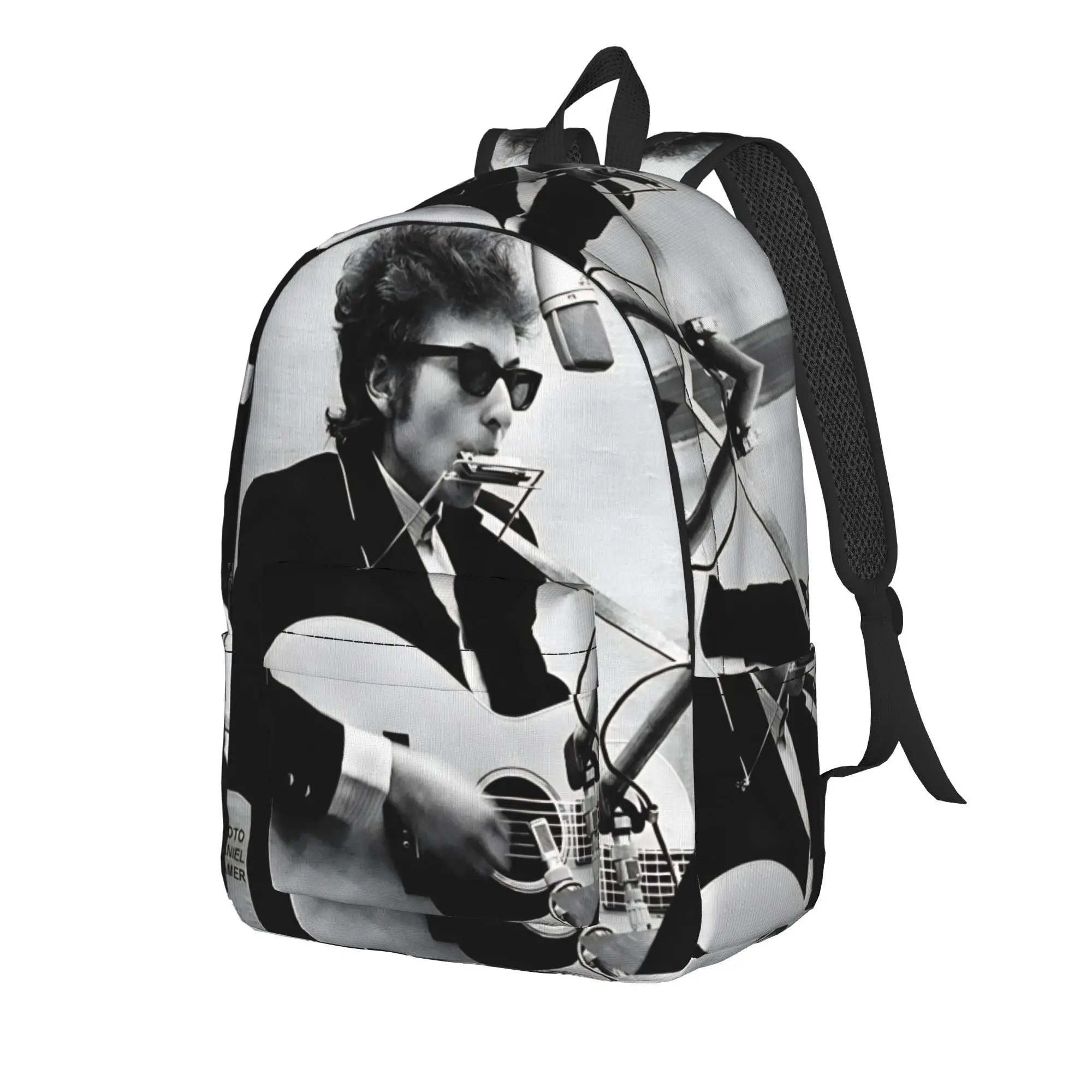 Bob Dylan Singer Cool Backpack Sports High School Hiking Travel  Daypack for Men Women Laptop Computer Shoulder Bag