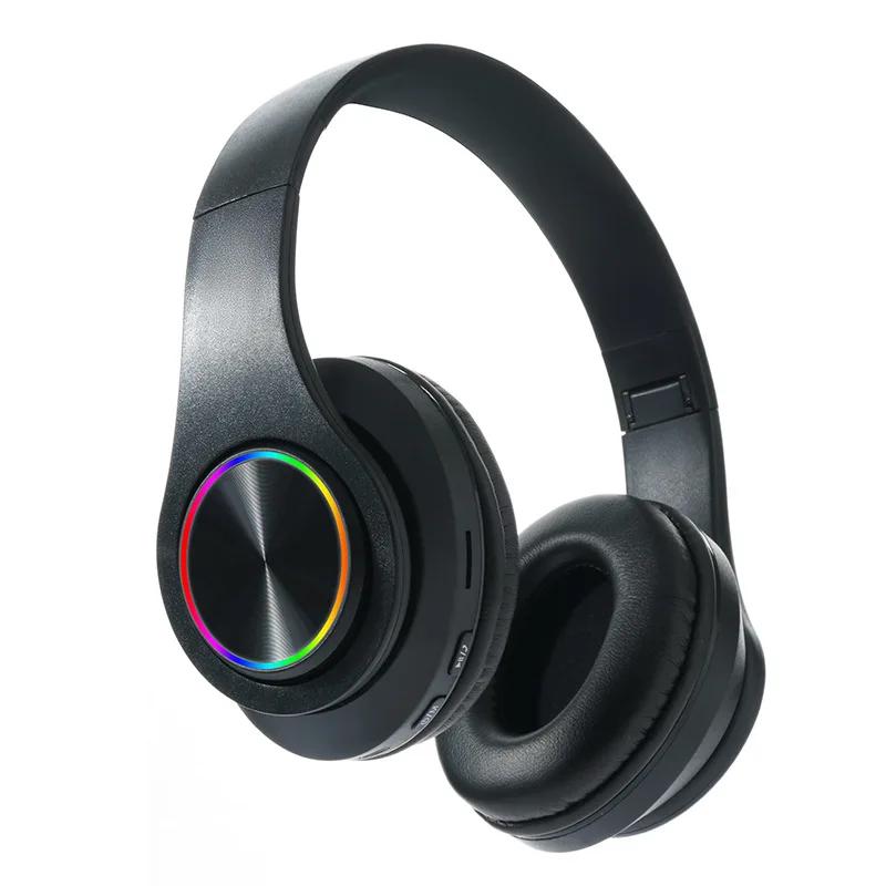 Cuffie Bluetooth senza fili cuffie pieghevoli auricolari Stereo HiFi con supporto per microfono scheda SD FM per telefono Xiaomi Iphone Sumsamg