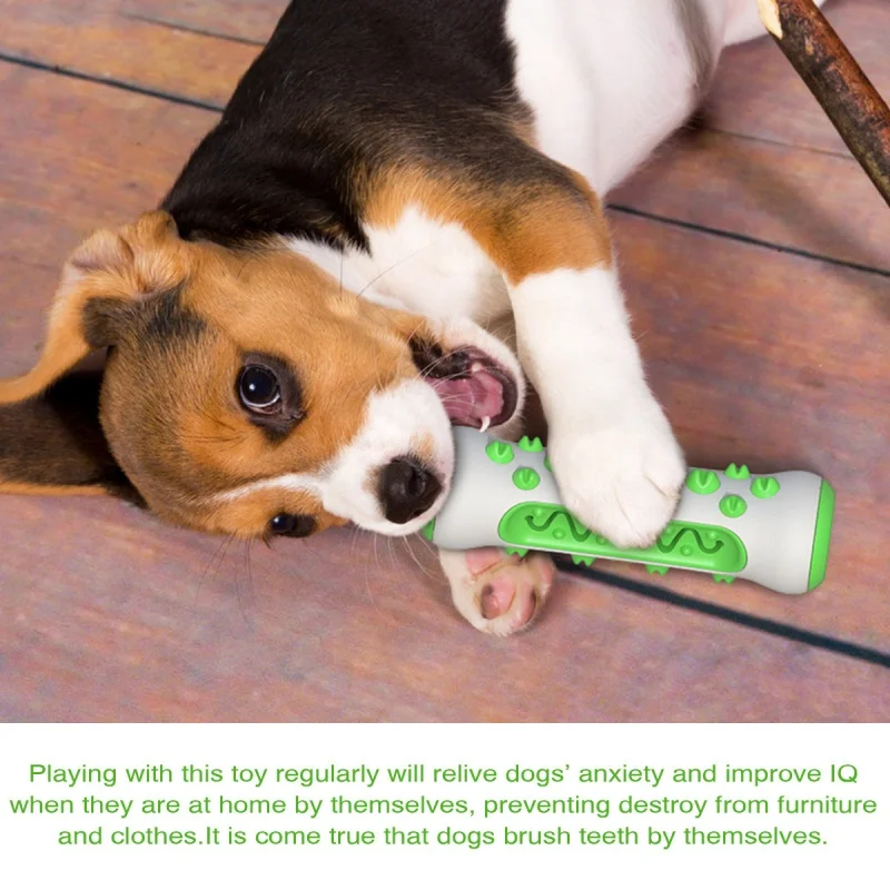 Pet Dog Teething Stick Chewable Bone Toothbrush Dental Chew Toy Enzymatic Oral Care Remove Tartar Keep Teeth Clean Fresh Breath