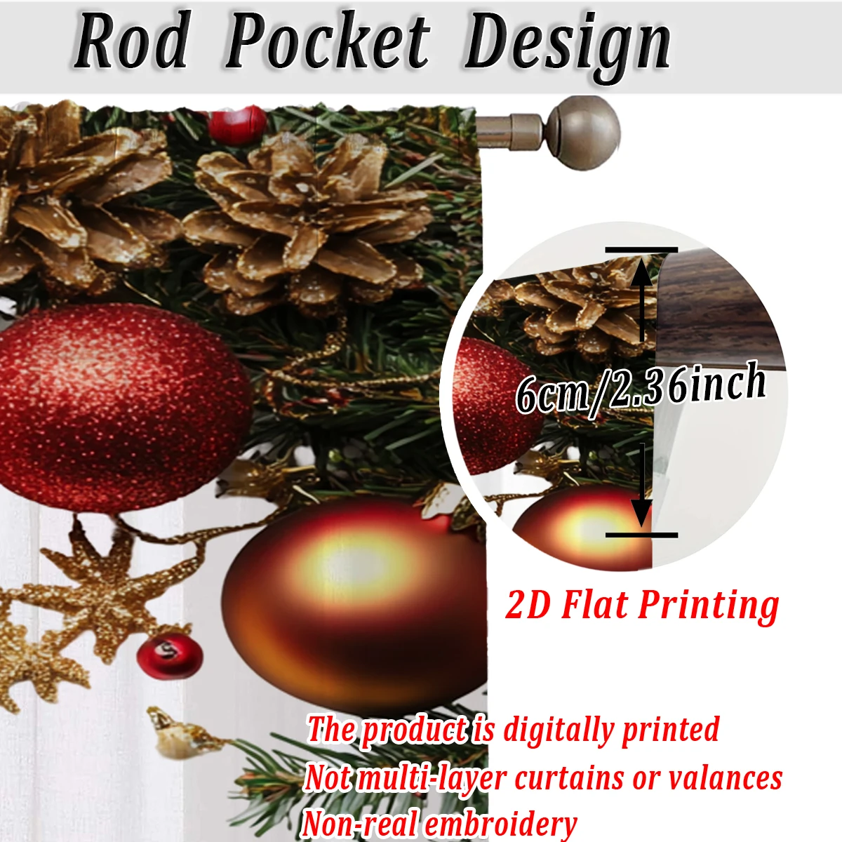 عيد الميلاد شقة الطباعة المطبخ شير الستار مع عيد ميلاد سعيد الكرة ستار بيري كوز الصنوبر لعيد الميلاد ديكور المنزل الطرف