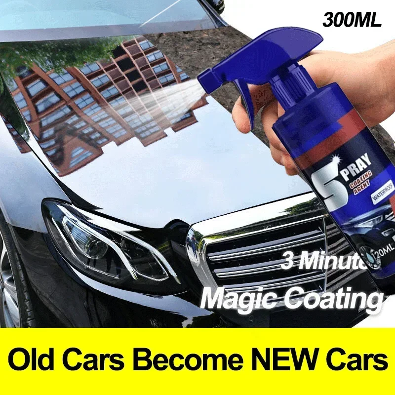 

3 In 1 High Protection Car Ceramic Quick Coating Agent Car Scratch Repair Glass Hydrophobic Coating Care