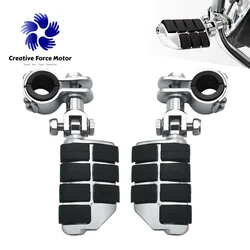 25-32mm Crash Bar Foot Pegs Highway Motorcycle Pedal Mount Kit For Harley Yamaha Honda Kawasaki Street Glide Road King Low Rider