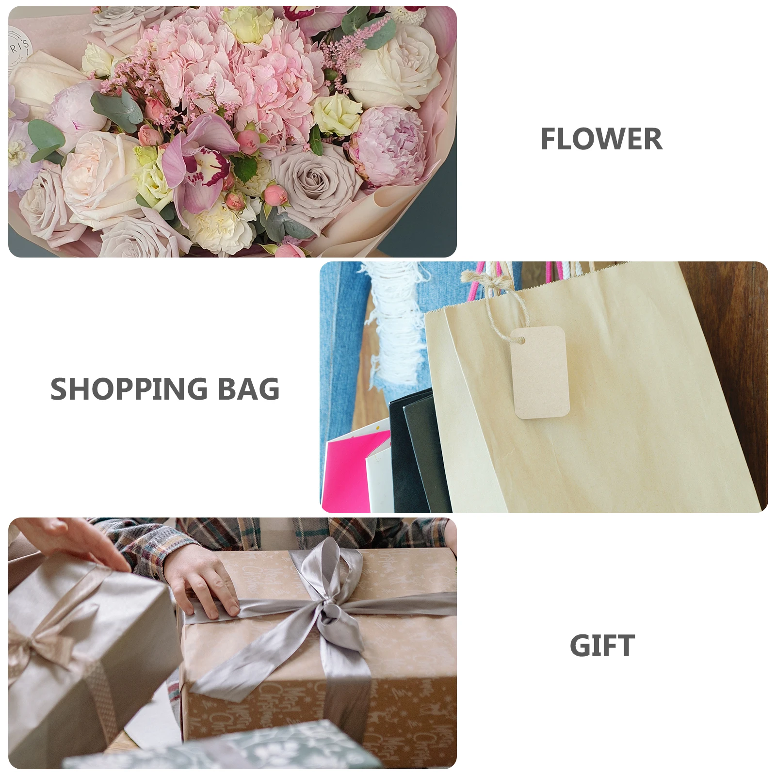 

50pcs Business Postcards Small Thank You Thank You For Your Order Compact Lightweight Portable Non-Fading