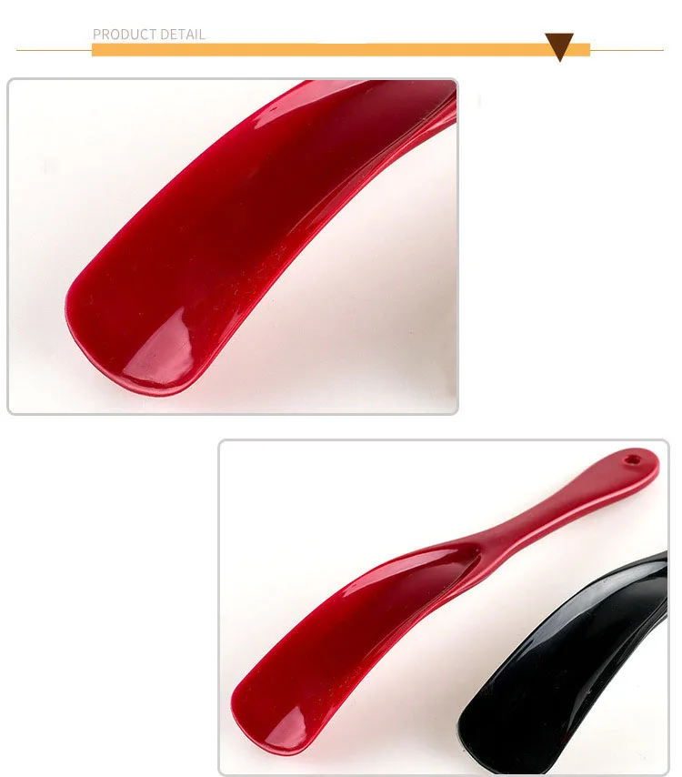 1pc Portable Shoe Puller Household Plastic Spoon Shoe Puller Lifter Flexible Sturdy Slip-On Shoe Accessory Kids Shoe Puller view 3