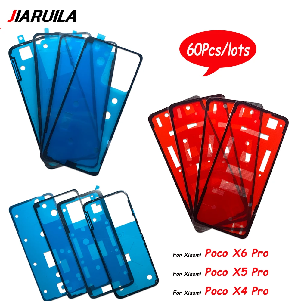

60 шт., для Xiaomi Poco X3 Pro X4 GT X5 X6 Pro 5G, высококачественная клейкая лента, наклейка для ремонта, замены