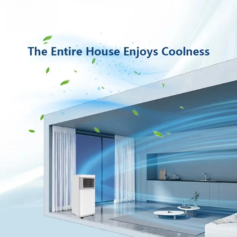 220V/50Hz 5000BTU R290 Portable Aires Acondicionados Fan Heating Cooling for HotelsUsed Electric