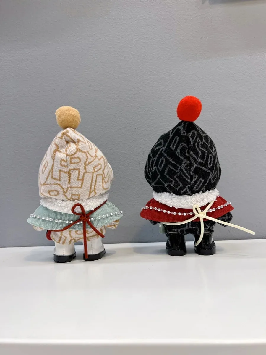 جمبسوت بغطاء رأس أخضر مطبوع ، موضة صبي وسيم رائع ، ملابس دمية قطيفة ، بدلة عيد الميلاد للعام الجديد ، هدية ملابس غير رسمية ، 10: