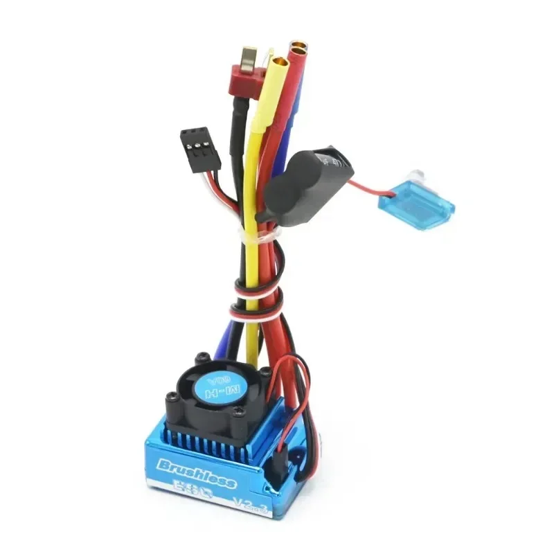 Waterproof 45A 60A 80A 120A Brushless ESC Electric Speed Controller Dust-proof for 1/8 1/10 1/12 RC Car Crawler  RC Boat Part