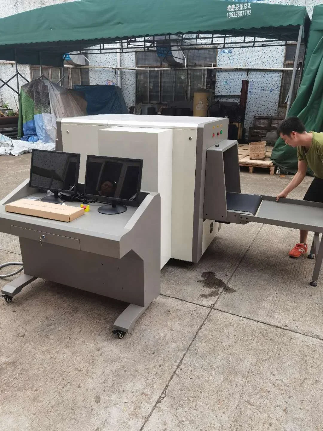 Doppelgenerator Checkpoint Security X-ray Gepäck Sicherheit Inspektionssystem Maschine