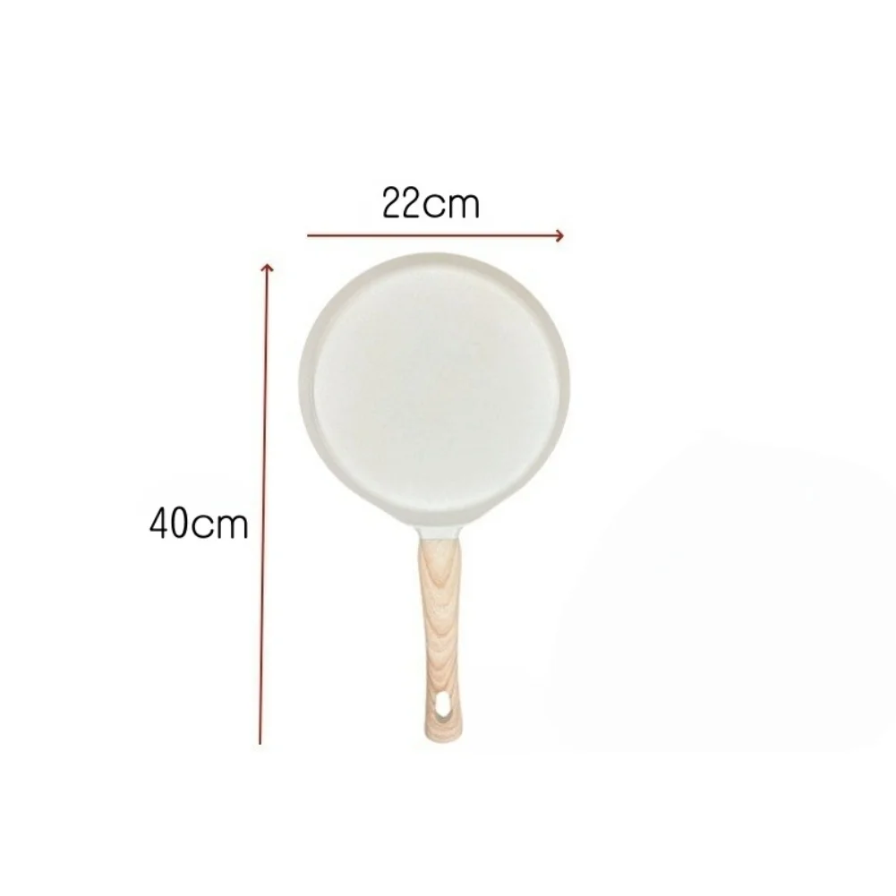 Non-Stick Aluminum Alloy Frying Pan Works on For Induction Cooktops and Gas Ranges for Pizza Steak Pancake Dishes