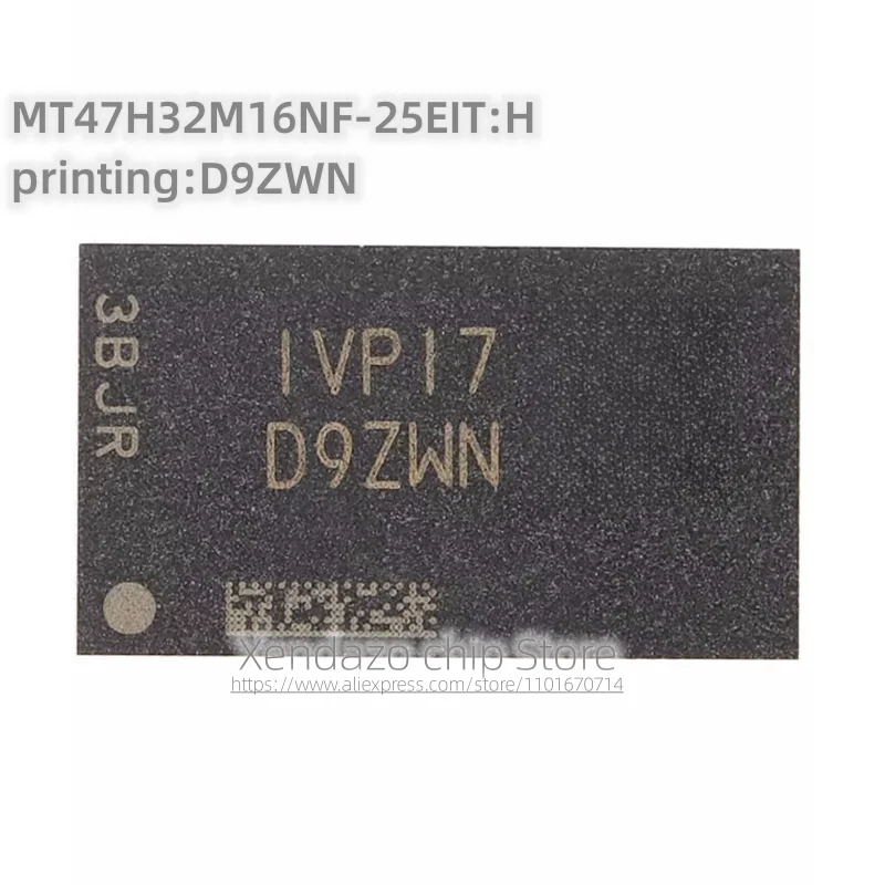 5pcs/lot MT47H32M16NF-25EIT:H printing D9ZWN FBGA-84 package Original genuine Memory chip