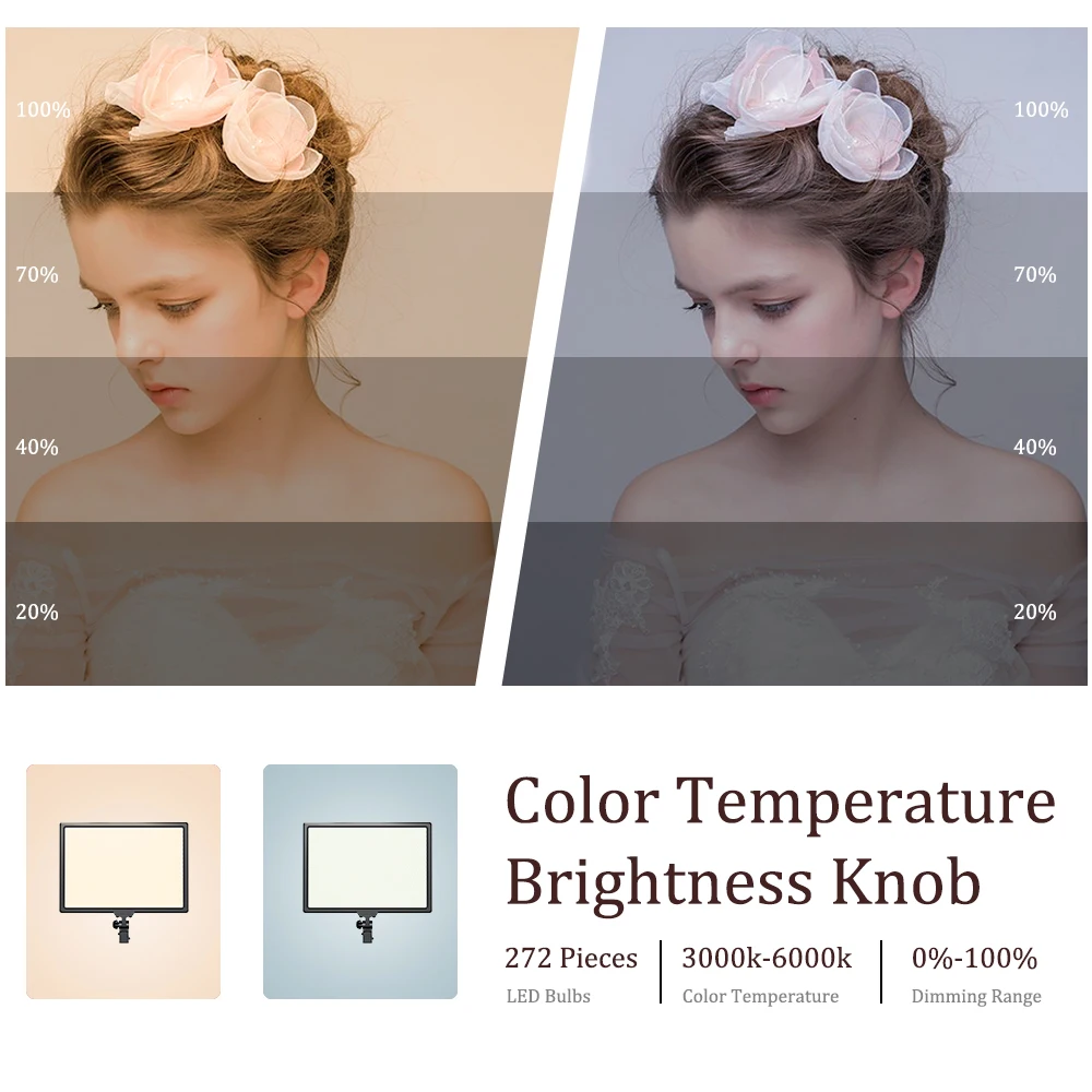 14 ''LED الفيديو الضوئي 45 واط التصوير Selfie عكس الضوء لوحة الإضاءة استوديو الصور البث المباشر ملء LampTripod حامل