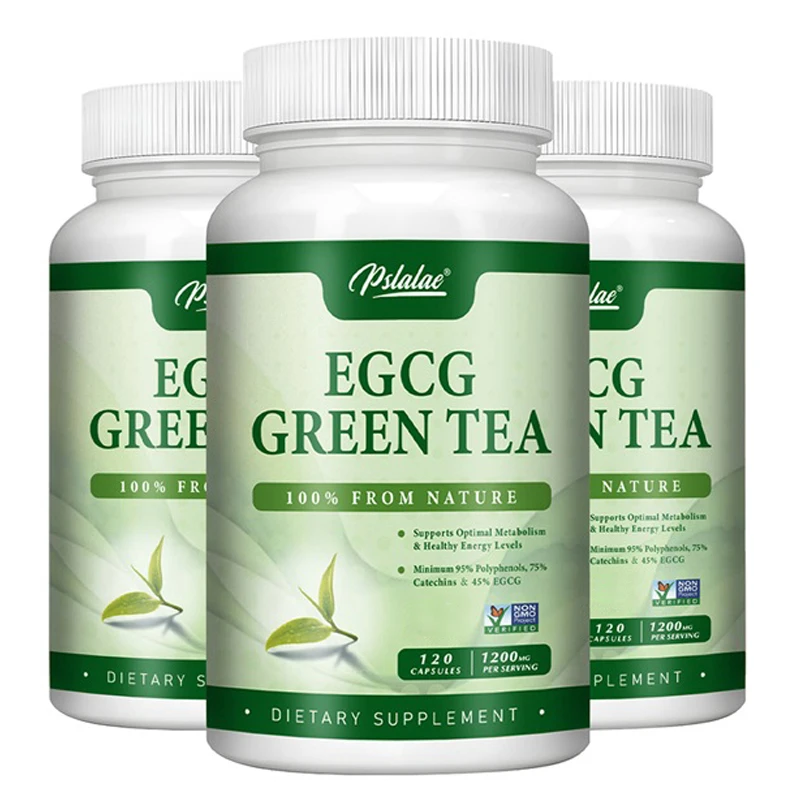 

Green Tea Extract - with 95% Polyphenols, 45% EGCG - Natural Energy Support, Promote Metabolism, Appetite Suppression