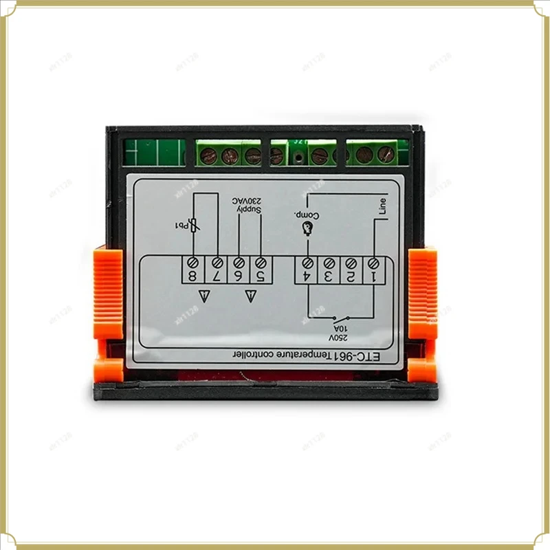 WCS  ETC‑961 902 974 Digital Thermostat, 220V Refrigeration Temperature Control with Alarm 1PCS
