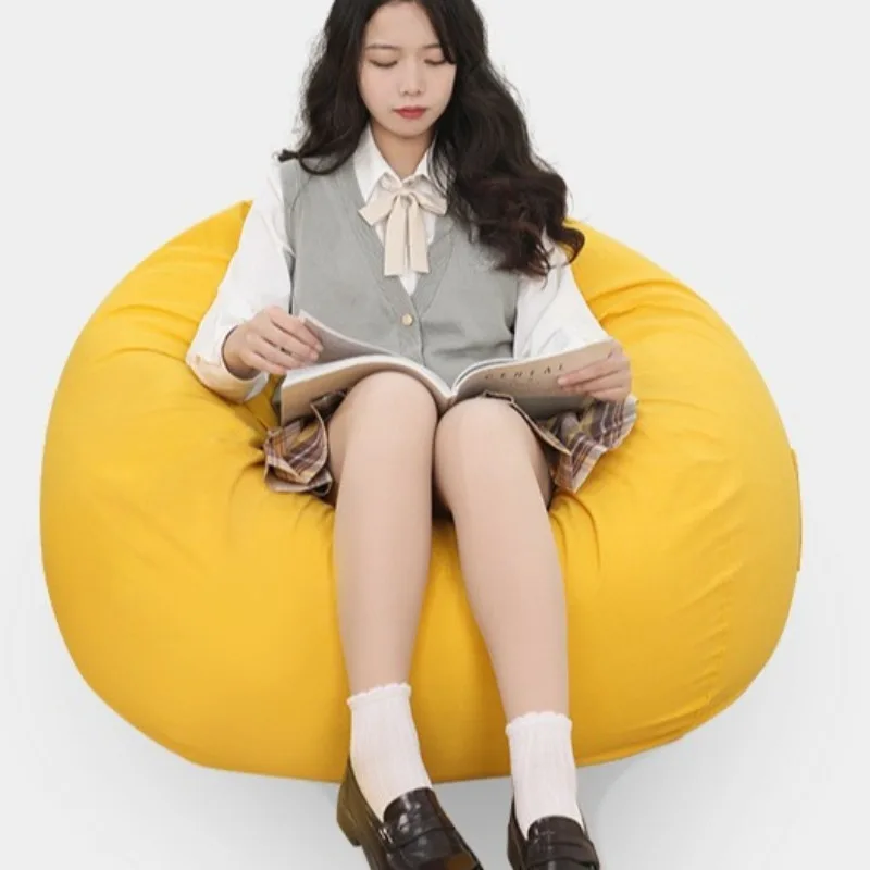 نفخة أريكة بنمط حقيبة القماش كسول الأرائك الحديثة الترفيه غرفة المعيشة حصير الأرائك العملاقة الاسترخاء غرفة نوم شخص واحد الأرائك