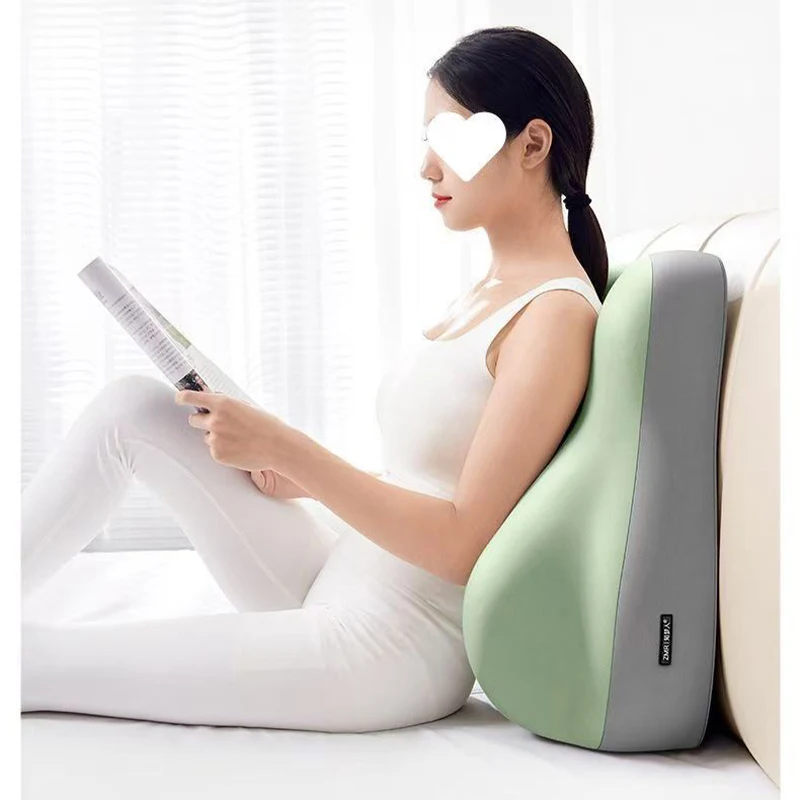 Memory foam waist cushion Ergonomic back support pad with breathable cover, suitable for office chairs, car seats, bed backs