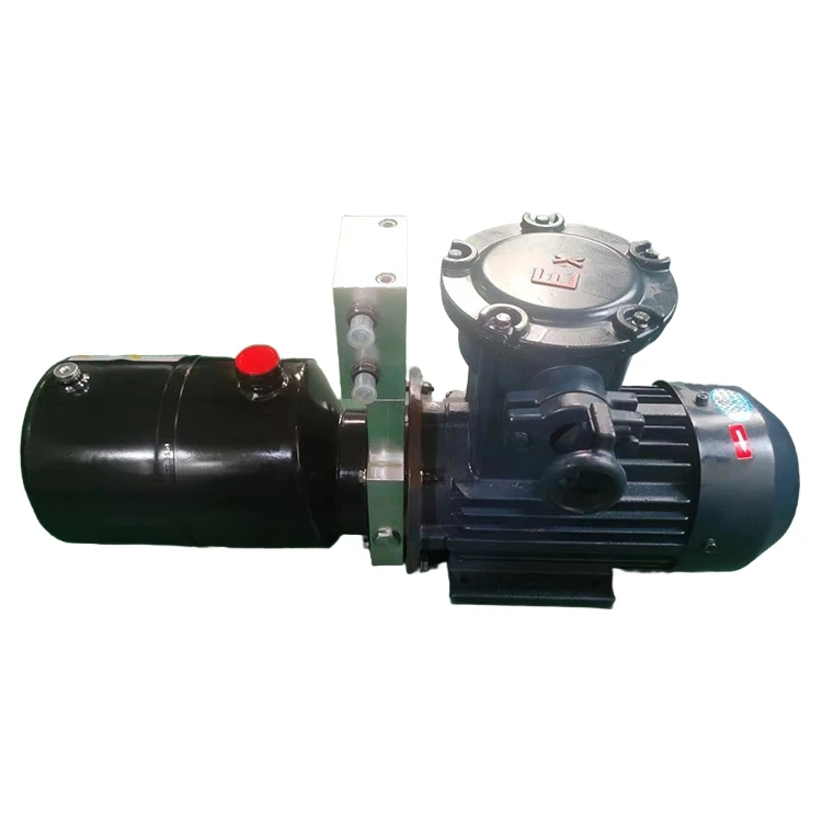 24v 0.8kw Hydraulic Pump Motor Electric Pallet Truck Power Pack Units Double Acting Hydraulic Pump Power Unit