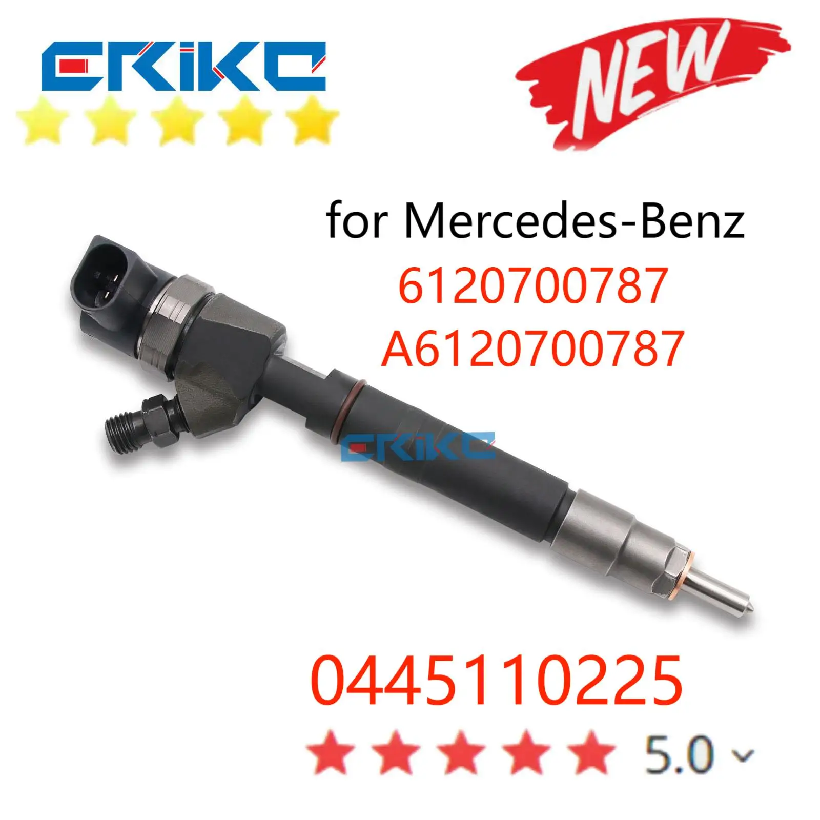 

0445110225 Original Diesel Injector 0 445 110 225 Fuel Injection Nozzle 0445 110 225 for Bosch Mercedes-Benz A6120700787 Sprayer