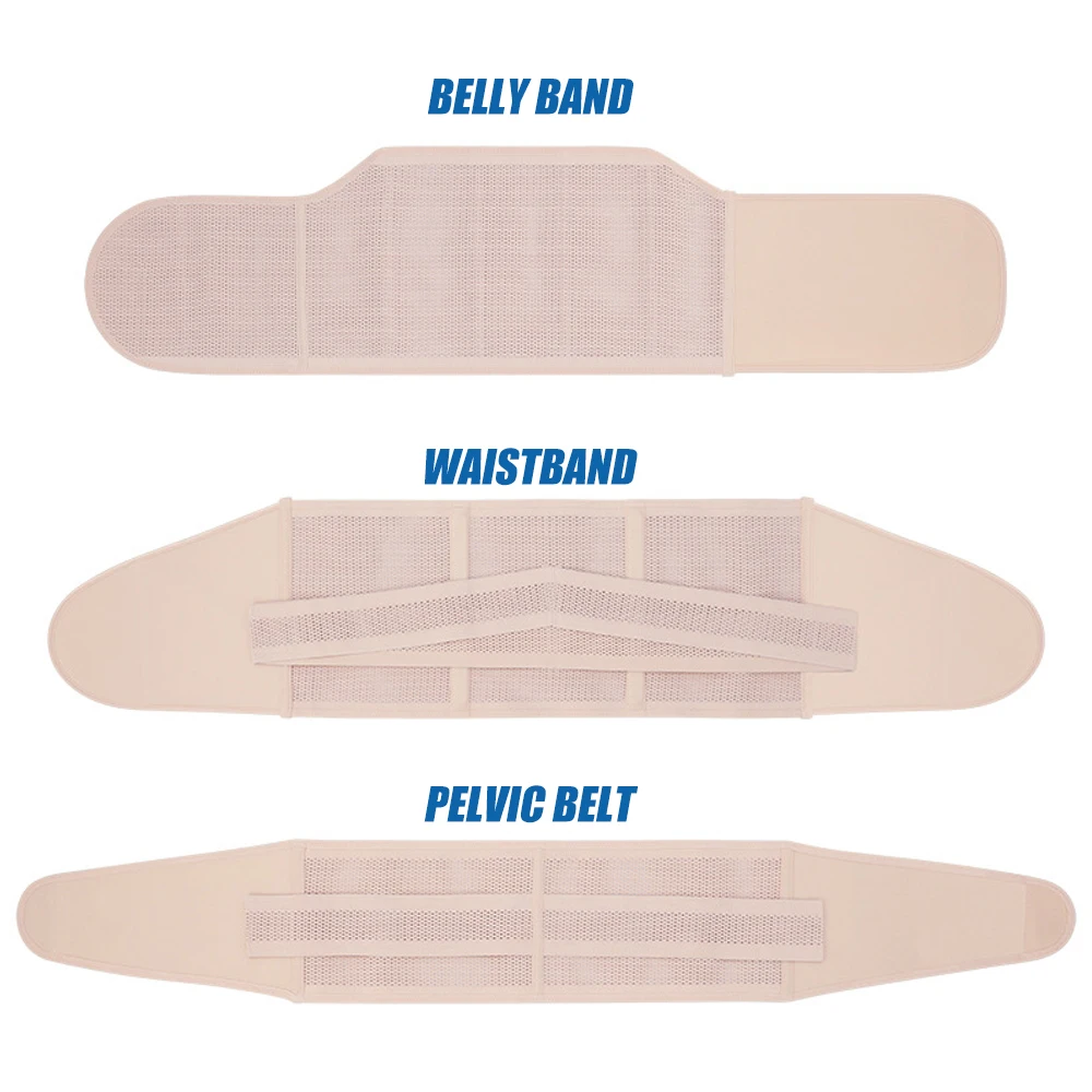 3 in 1 Postpartum Belly Band Post Pregnancy postpartum belt for women after birth Support Band Recovery Belly/Waist/Pelvis Wrap