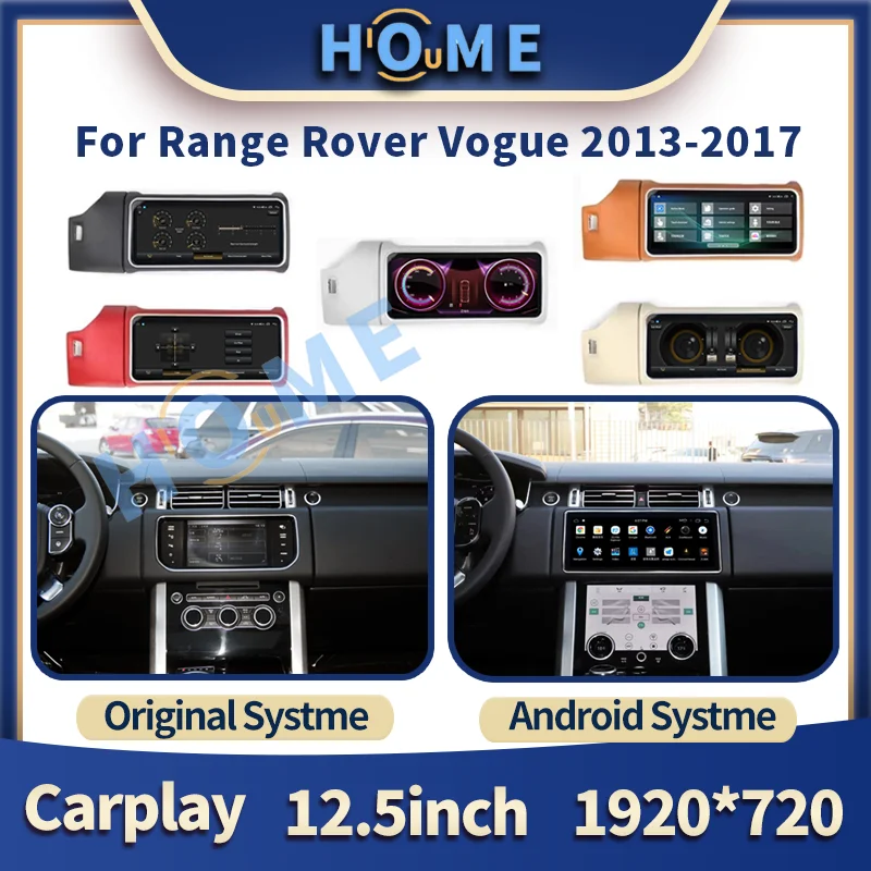 

Android 11 6+128G Car dvd radio multimedia Player GPS Navigation For Land Rover Range Rover Vogue L405 2013 - 2020 carplay auto