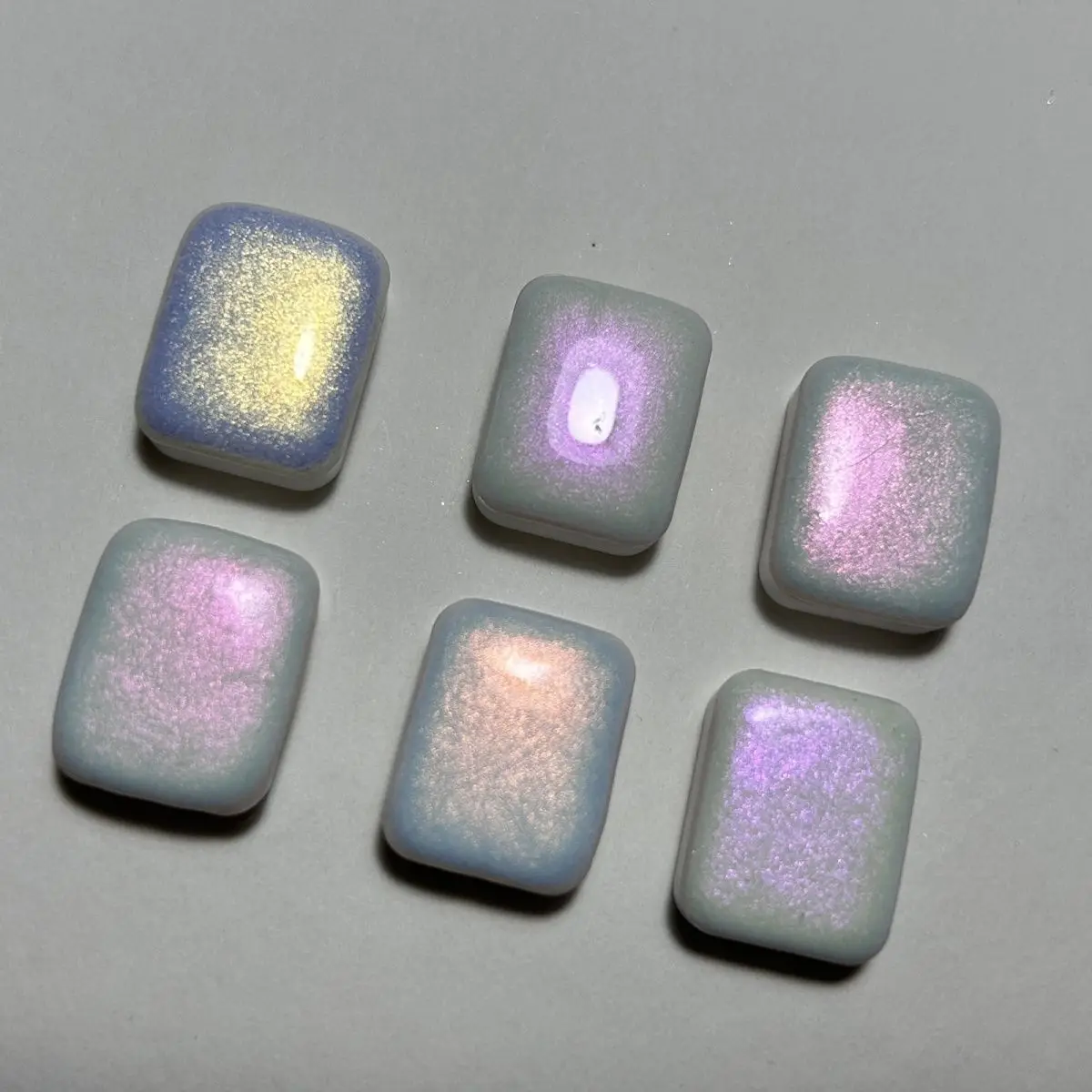 [California Sunset ] Watercolor Paint Set, Flashing Pearlescent Paint, Chameleon Personality Gradient
