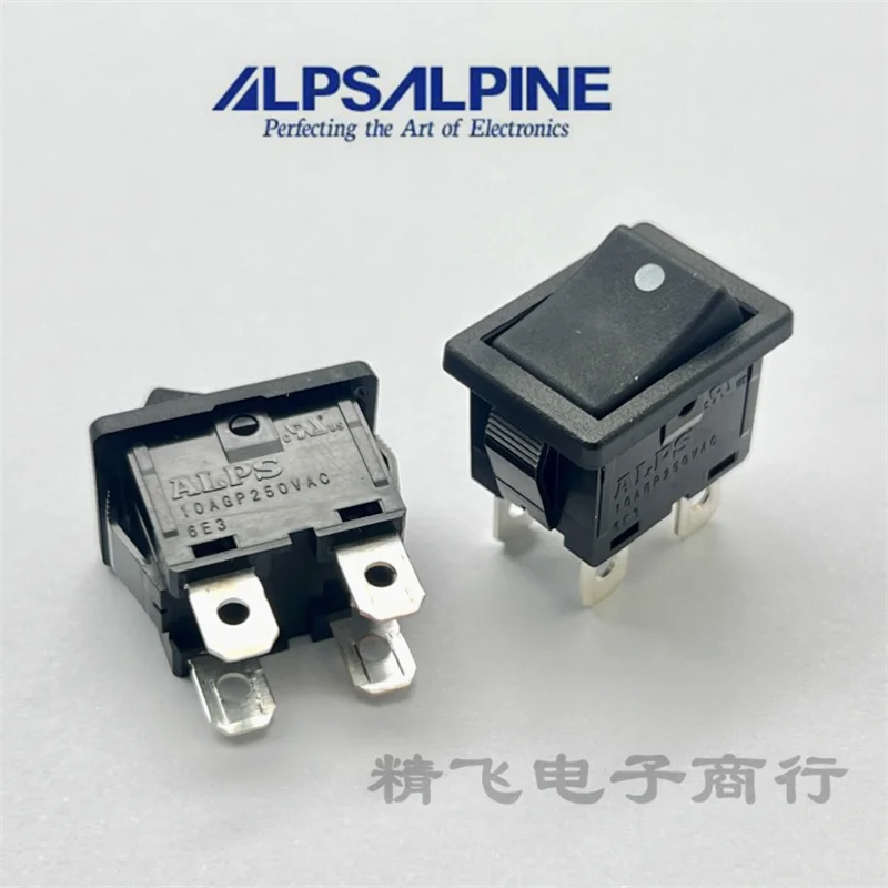 

1 шт. импортный оригинальный переключатель ALPS лодочного типа SDDJE-2 6A/250V, четырехконтактный двухскоростной выключатель питания