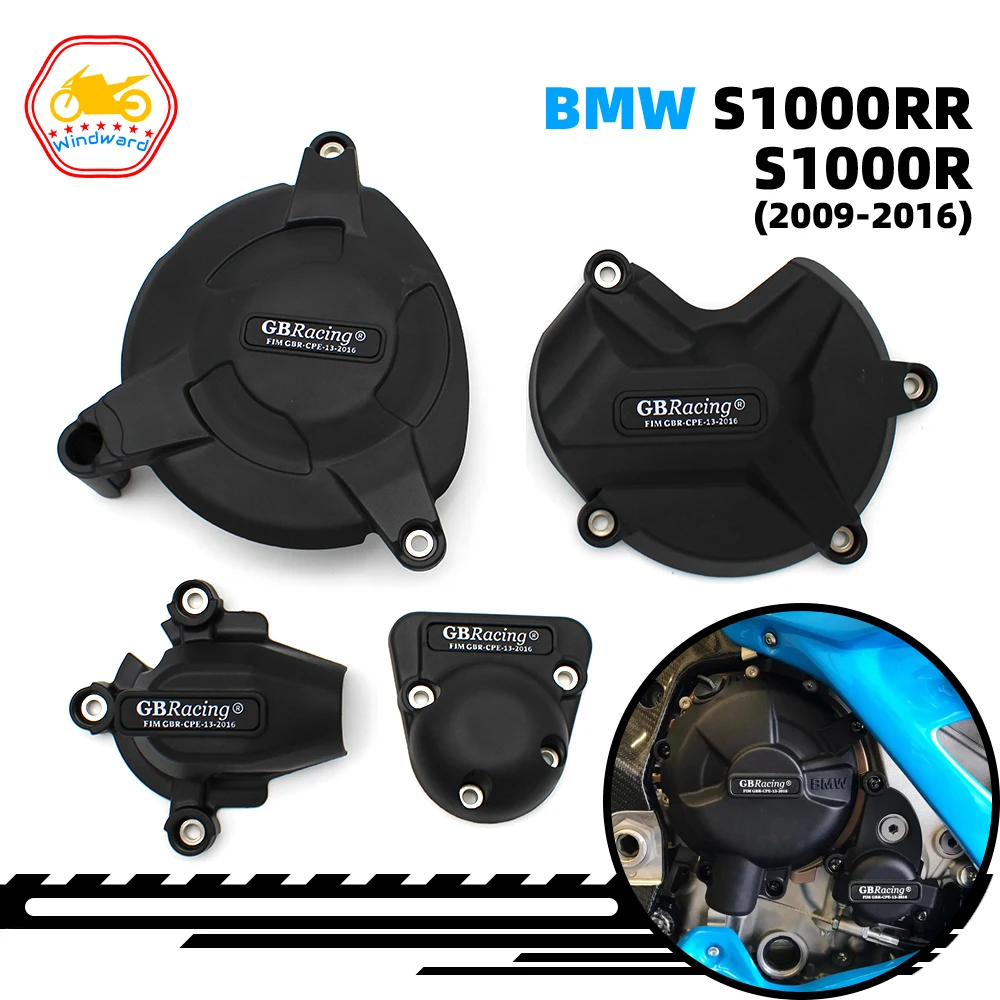 

Motorcycle Accessories Engine Cover Protection Set GBRacing For BMW S1000RR S1000R HP4 2009 2010 2011 2012 2013 2014 2015 2016