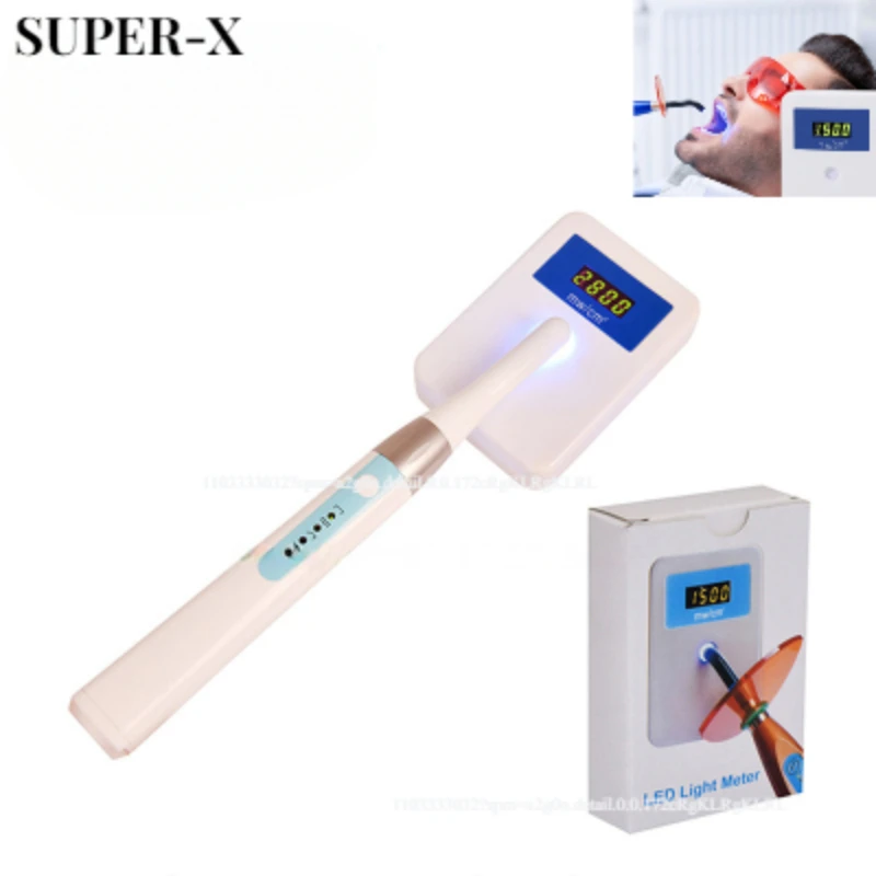 Dental LED Curing Photometer Tester Radiometer Digital Display Tester Curing Tester Wireless Digital Display Dental Instruments