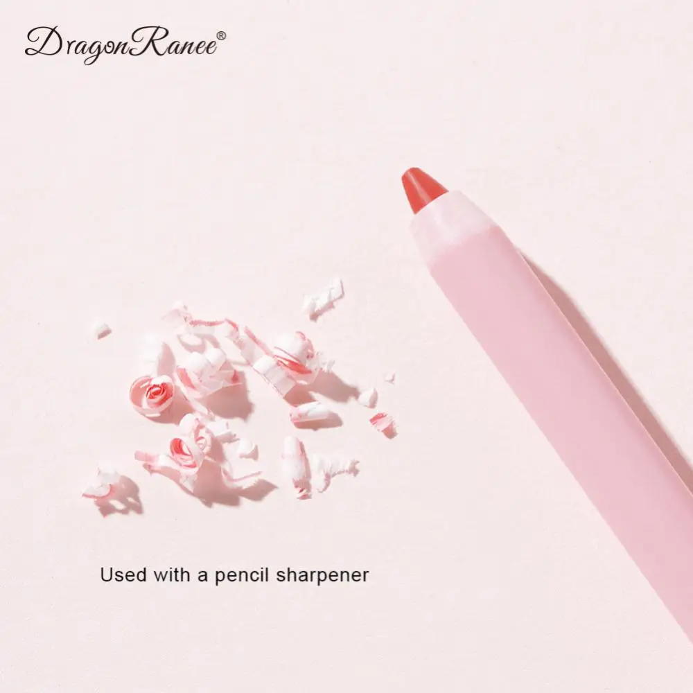 Lip Liner Pen Remarkable Color Rendering Foggy Lipliner Lipstick Pen Lipstick Matte Velvet Not Blooming Waterproof No-stick Cup