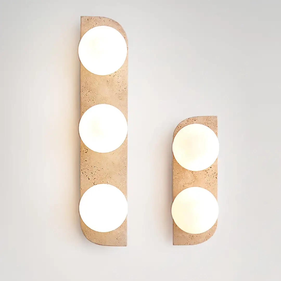 

Japanese Wabi-Sabi Style Yellow Cave Stone Wall Lamp for Bedroom Bedside Lamp in Guesthouse Hotel Entrance Corridor Hallway