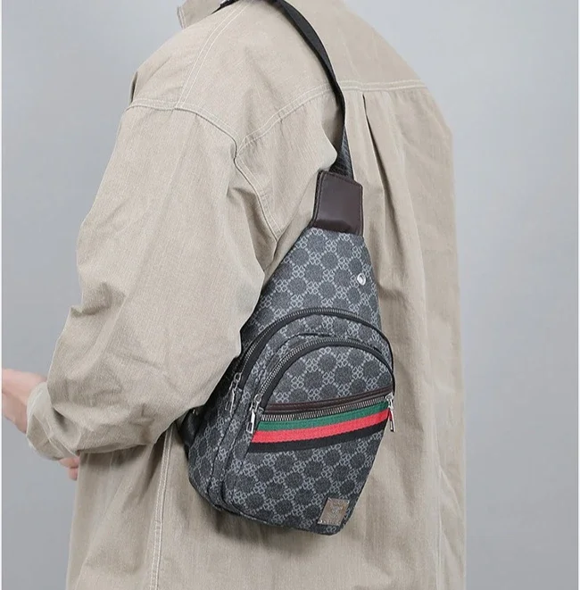 Universelle Multifunktionale Umhängetasche für Herren/Damen, Schulter-Crossover-Brusttasche, lässige Handtasche mit Kopfhörerfach – Detail 34