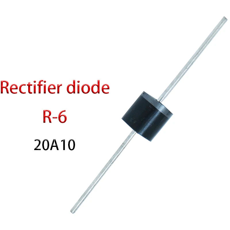 

100pcs 20A10 Rectifier Diode 6A 10A 20A 30A 1000V 2000V R-6 Rectifier diode