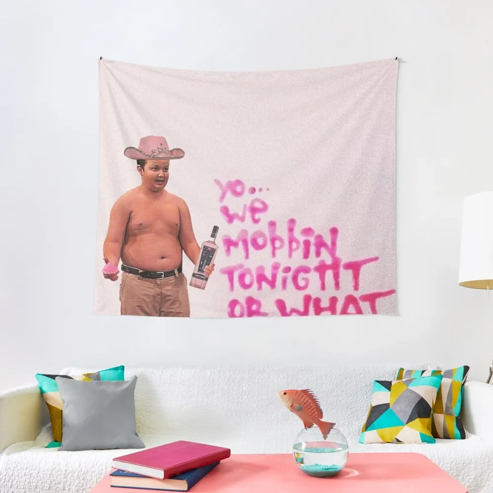 Gibby Pink Cowboy Hat Mobbin Or What? Tapestry Room Design Bedroom Decorations Tapestry