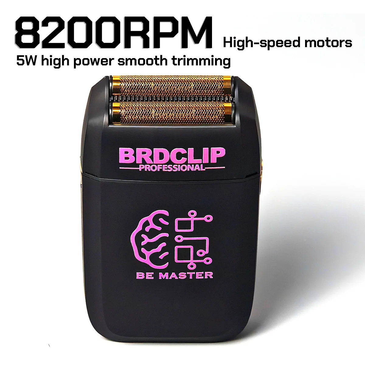 Professional Brushless Motor Hair Clipper BRDCLIP Barber Kit 106B 7500RPM JH-729 DLC Blade 8000RPM Electric Shaver 8200RPM Men's