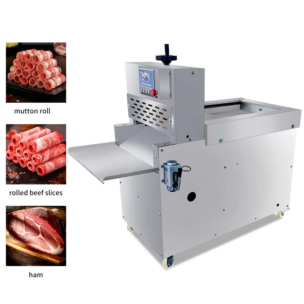 Essential frozen meat slicer, brand new rolling cutter for meat processing machines