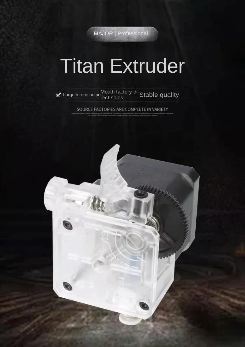 

Аксессуары для 3D-принтеров, экструдер Clear Titan, улучшенная версия E3D V6, универсальный дальний и короткий диапазон 1,75 мм