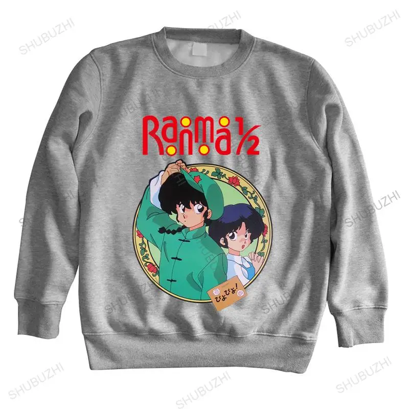 Men sweatshirt spring Anime Ranma 1 2 V2 Ryoga Jaoanese Manga Poster 1989 hoodies cotton hoodie for boys