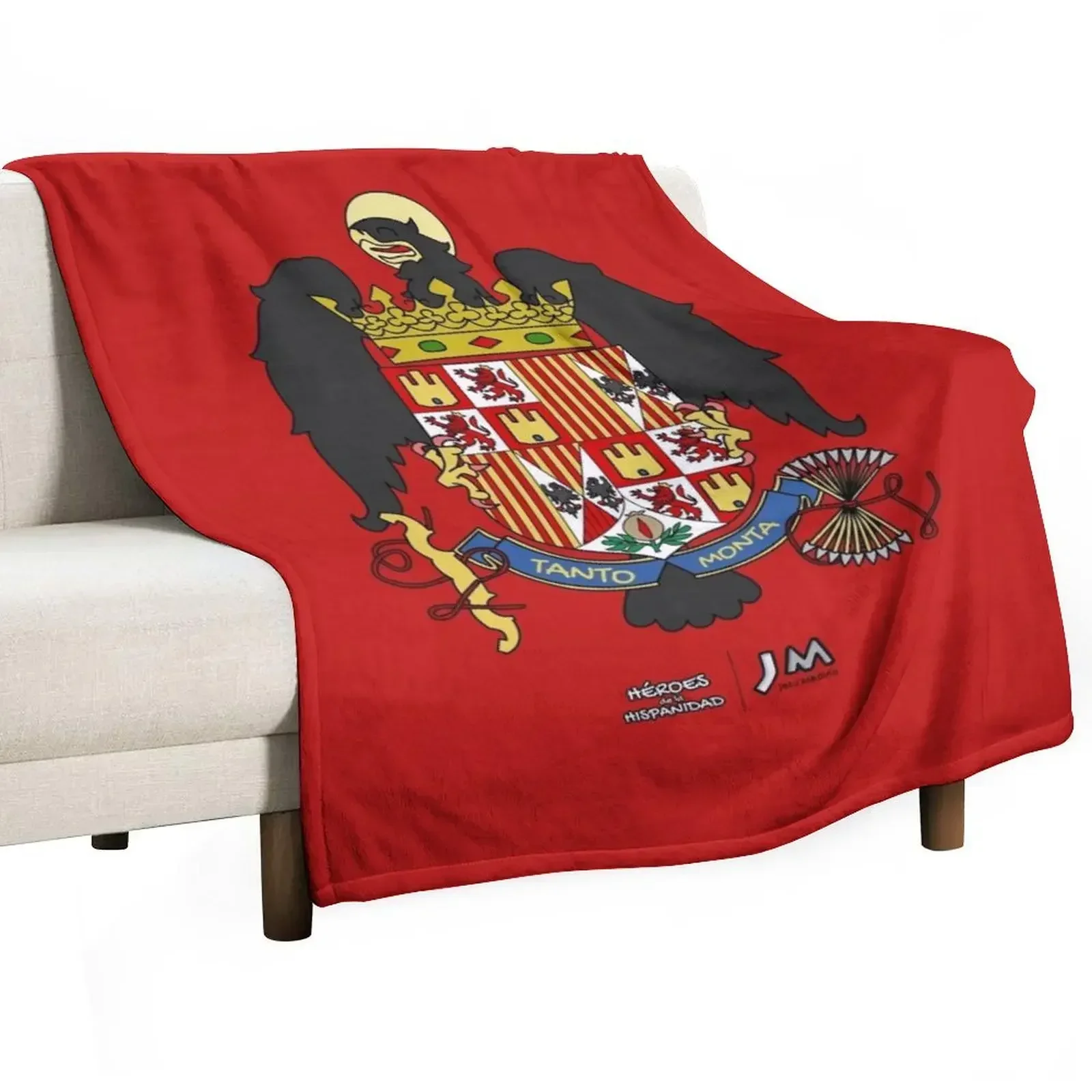 Coat of Arms of the Catholic Monarchs - Heroes of the Hispanic World Throw Blanket manga decorative Soft Plaid Tourist Blankets