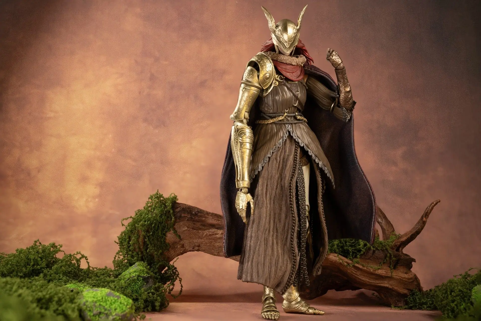 【Apenas Vestuário】Acessórios de saia marrom miniatura Valkyrie, feitos à mão, em escala 1/12, para personagens de jogos clássicos, para figuras de açã