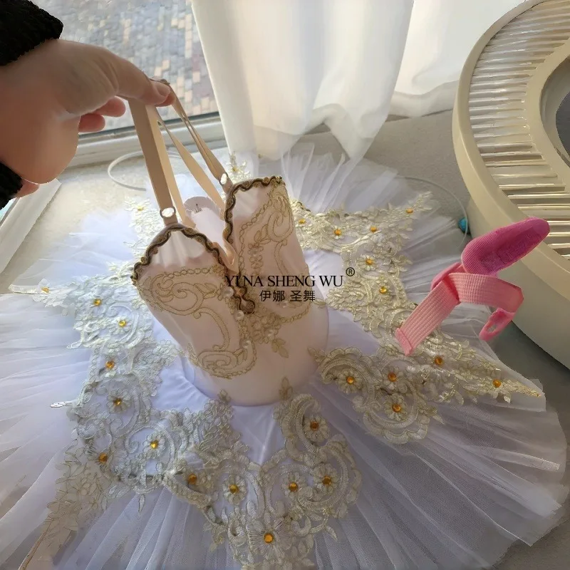 

Детские профессиональные балетные танцевальные костюмы, юбка-пачка для девочек, танцевальное представление, танцевальное агентство, сценическая одежда