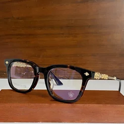 2025New Acetate Glasses Frame Men's and Women's Fashionable Square High Quality Optical Prescription Anti Blue Light Glasses