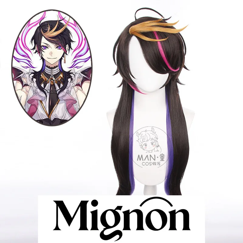 

Virtual YouTuber Shu Yamino cosplay wig Nijisanji new member long hair Halloween gift