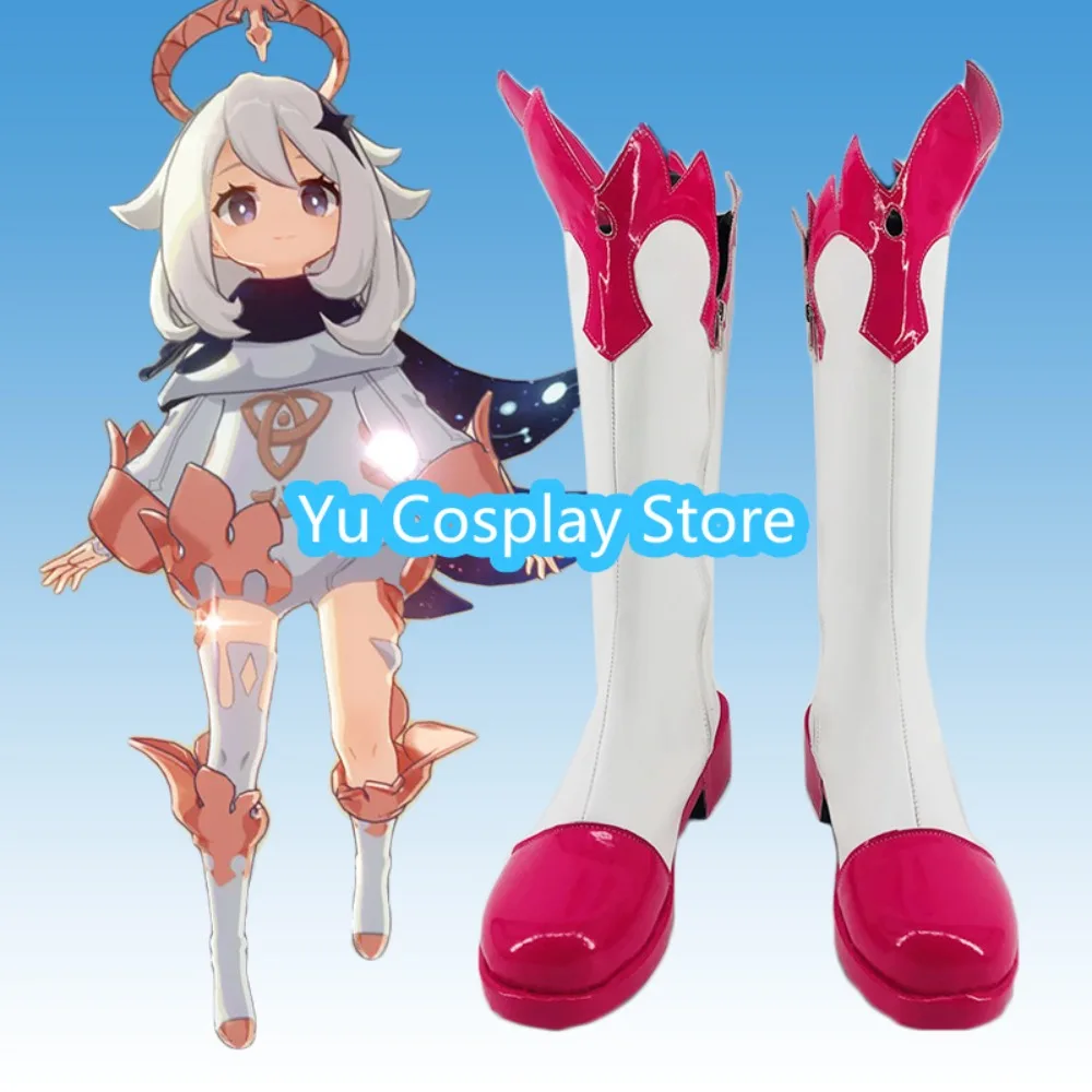 

Yu Косплей Магазин Genshin Impact Paimon Обувь для косплея Аниме Аниме Обувь для косплея Сапоги Костюмы на Хэллоуин Реквизит
