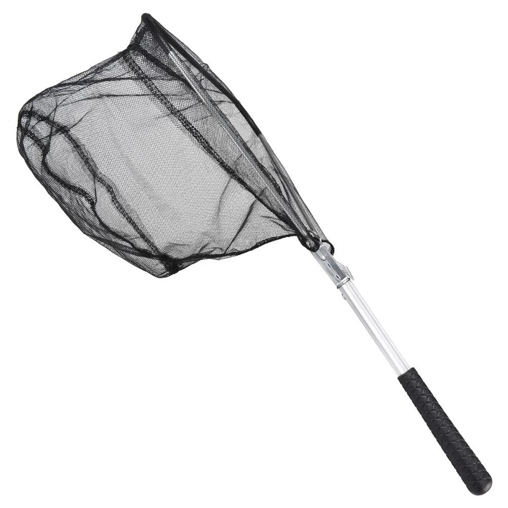 

Mini Fishing Compact Collapsible Aluminum Alloy Mesh Waterproof Quick Folding Fish L Net Folding River Lake Sea Boat