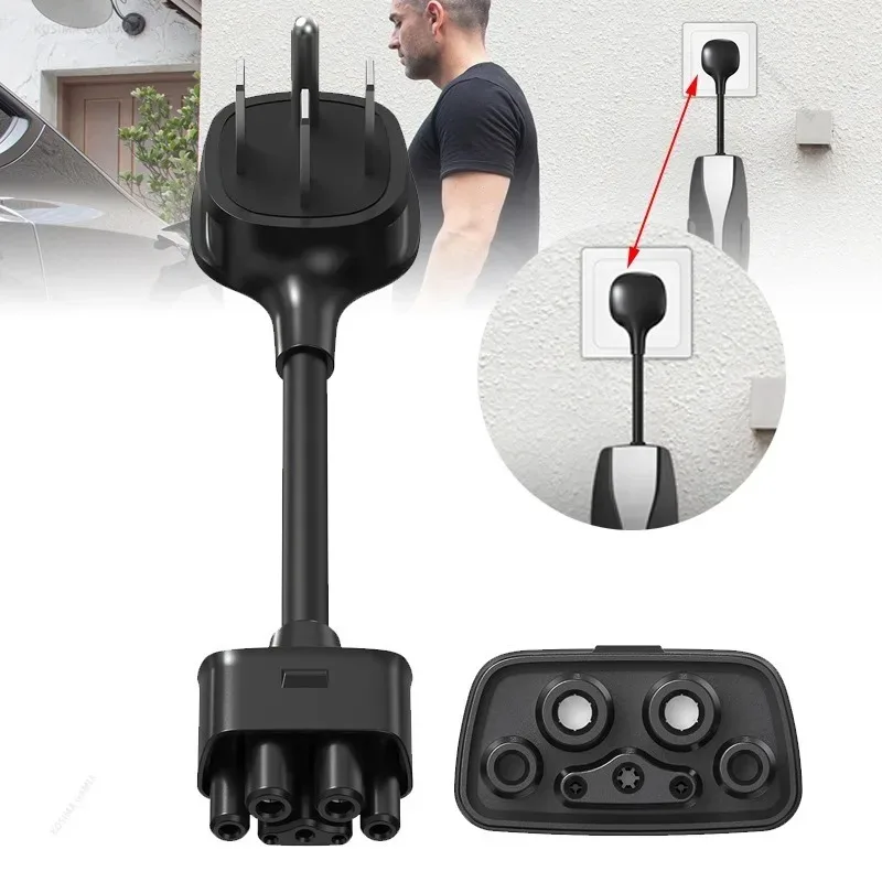 NEMA 14-50 EV Charger Adapter 30A 250V for Tesla Gen 2 Universal Mobile Connector Cable for Model 3 Y X S Portable Charging Cord