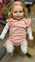 Two Size Versions Reborn Maddie Cute Girl Doll with Root Hair Toddler Popular Soft Plush Toy Body High Quality Doll Cute Doll